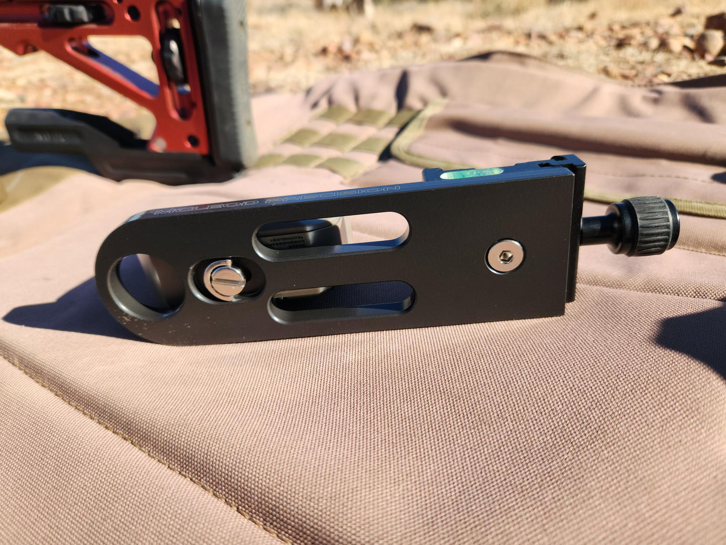 Picture of a Garmin Xero installed on the Xero Sled in black finish