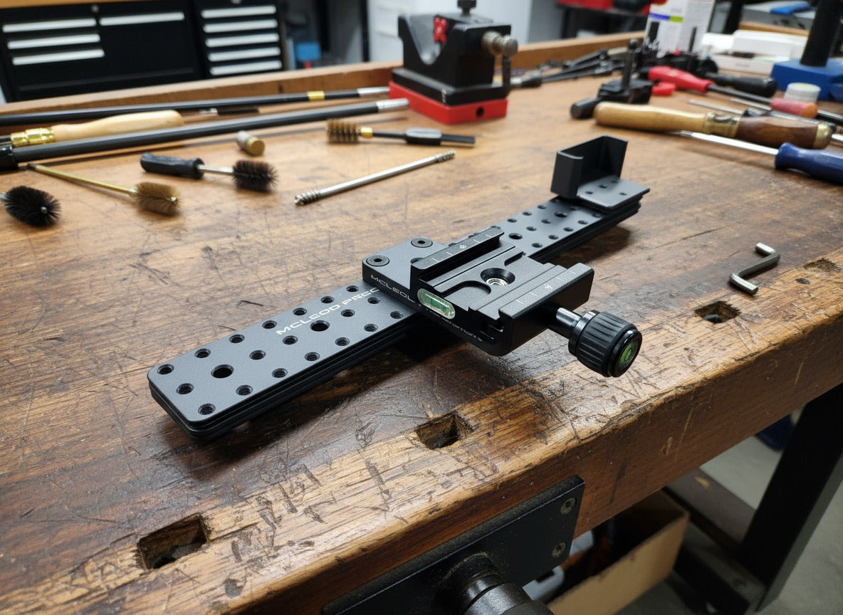 Picture of the Optics Bridge with Kestrel mount and Riser Extension installed