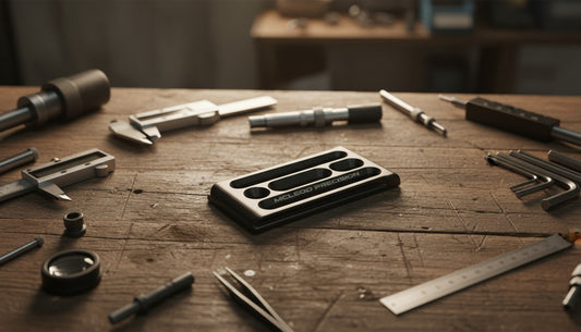 Picture ot the mini arca which is carbon grey and 3" long