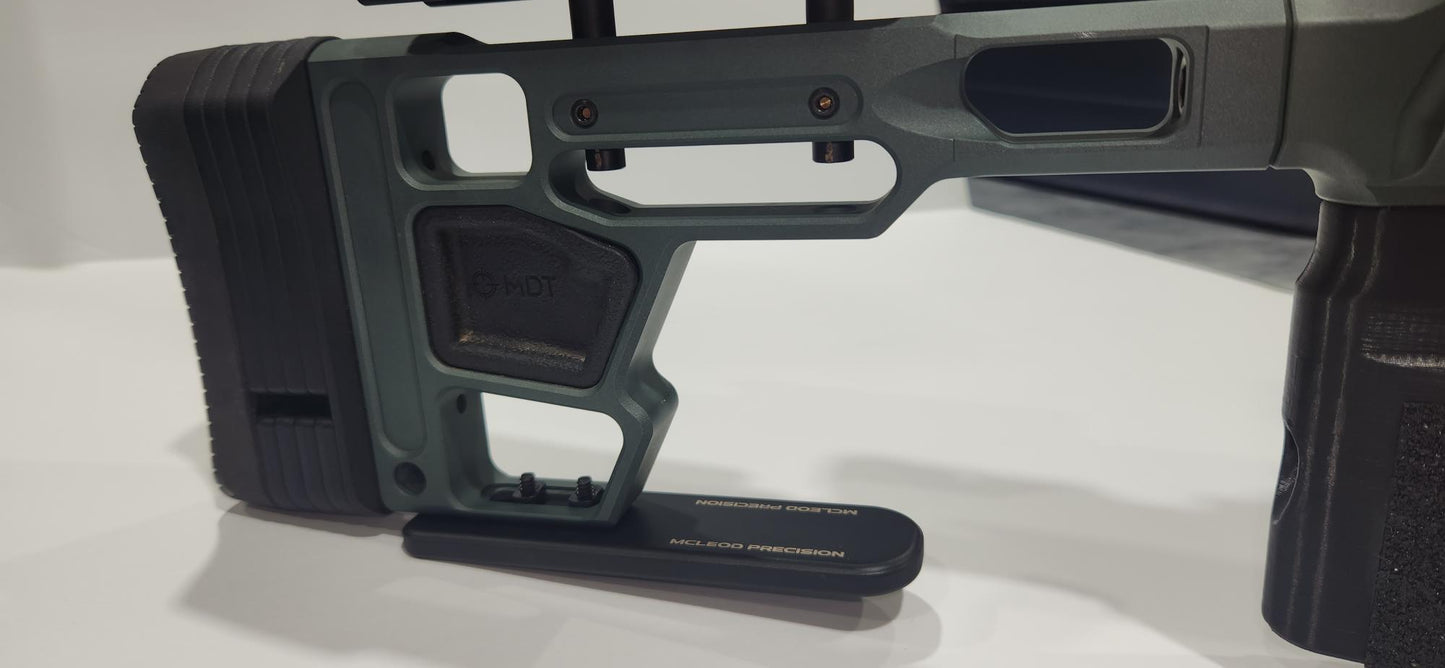 Installed side view of MDT Premier bag rider