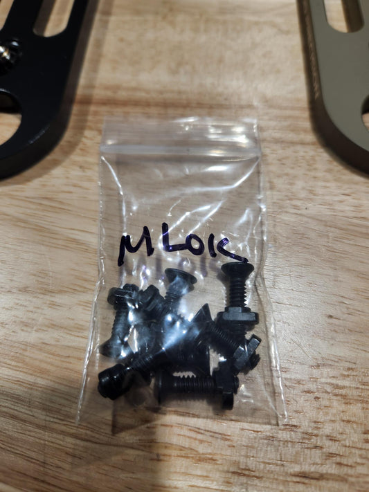 Picture of a baggie with hardware in it