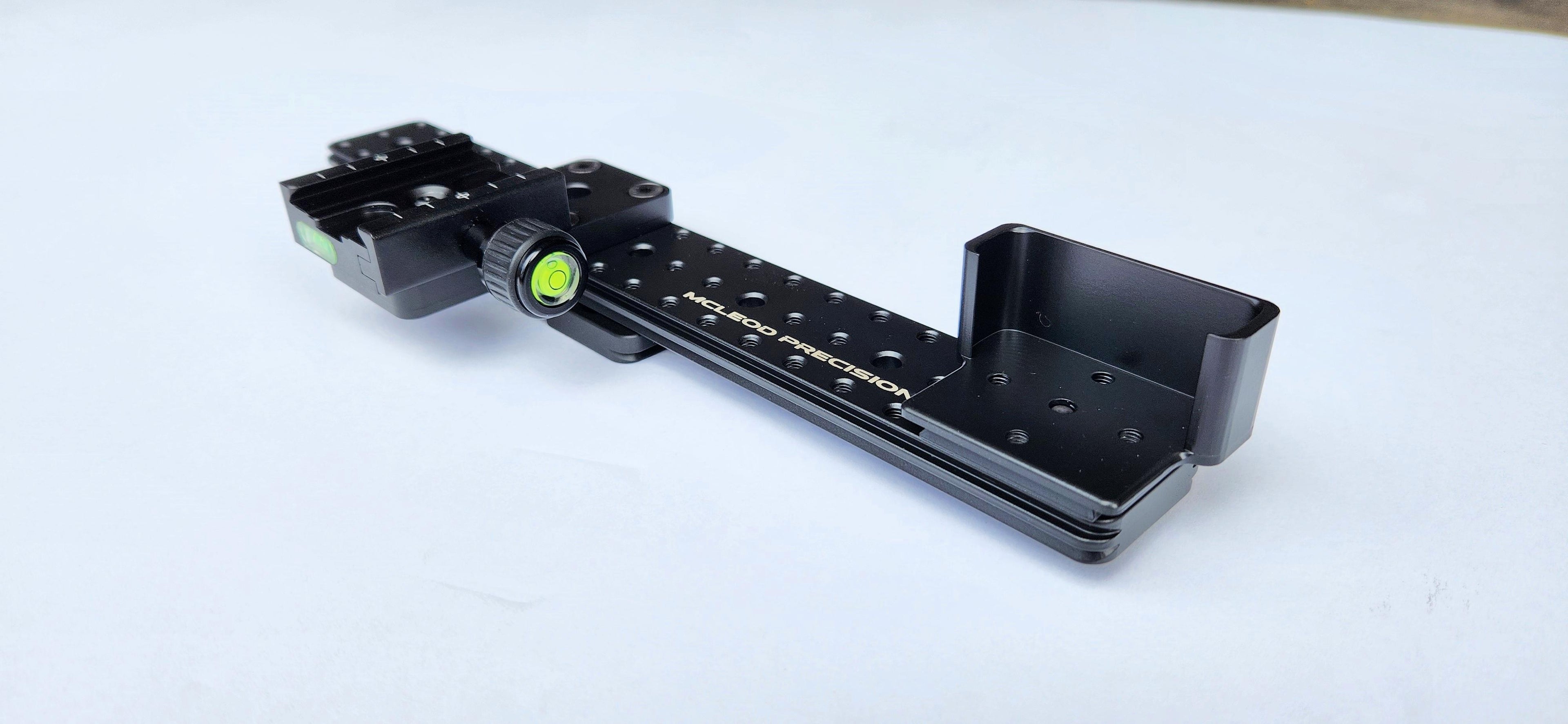 Camera slider on a white background